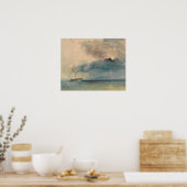 Turner - peddel-stoomvormer in Storm Poster (Keuken)