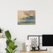 Turner - peddel-stoomvormer in Storm Poster (Thuiskantoor)