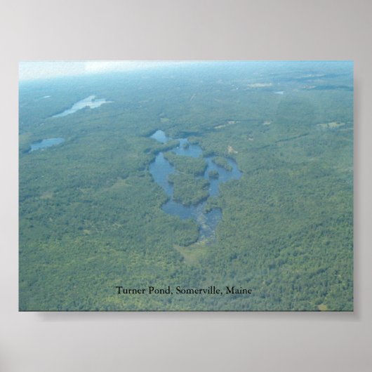 Turner Pond, Somerville Maine Poster (Voorkant)