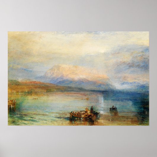 Turner - Red Rigi Poster (Voorkant)