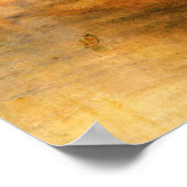 Turner - Regenstoom en snelle Westerne treinen Poster (Hoek)