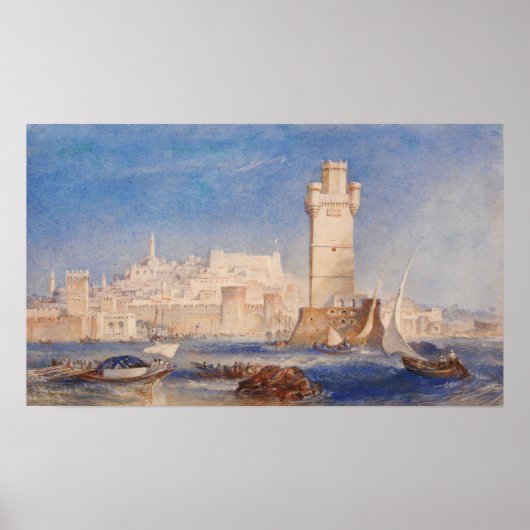 Turner - Rhodes Poster (Voorkant)