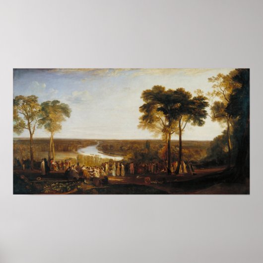 Turner - Richmond Hill op de verjaardag van Prince Poster (Voorkant)