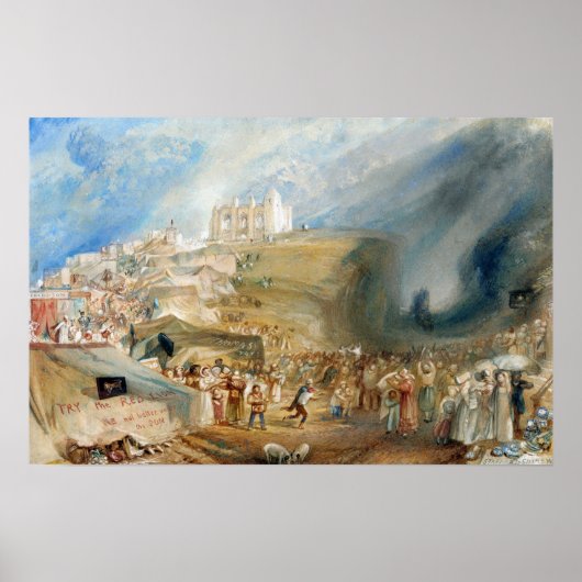 Turner - Saint Catherine's Hill Guildford Surrey Poster (Voorkant)