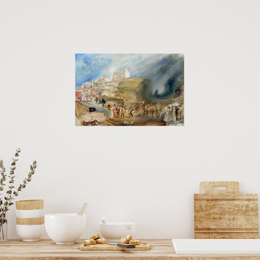 Turner - Saint Catherine's Hill Guildford Surrey Poster (Keuken)