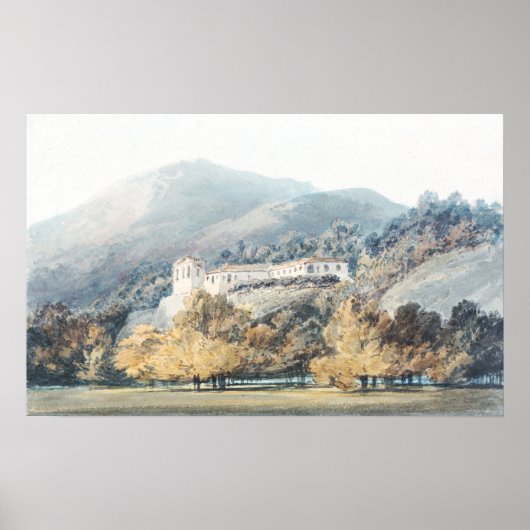 Turner - Santa Lucia Convent nabij Caserta Poster (Voorkant)