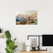 Turner - St. Mawes Cornwall Poster (Thuiskantoor)