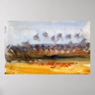 Turner - Studie van Channel Sketchbook Poster