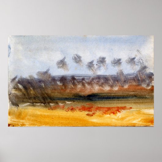 Turner - Studie van Channel Sketchbook Poster (Voorkant)