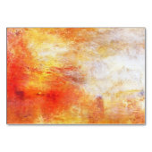 Turner Sun die over een Abstract landschap van het Kaart (Voorkant)