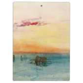 Turner - The Lagoon Venice op Sunset Klembord (Achterkant)