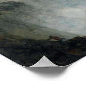 Turner - tivoli met tempel van Sybil en cascades Poster (Hoek)