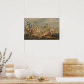 Turner - Uitzicht van de eenvoudige kathedraal Poster (Keuken)