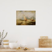 Turner - Van Tromp gaat zijn meester behagen Poster (Keuken)