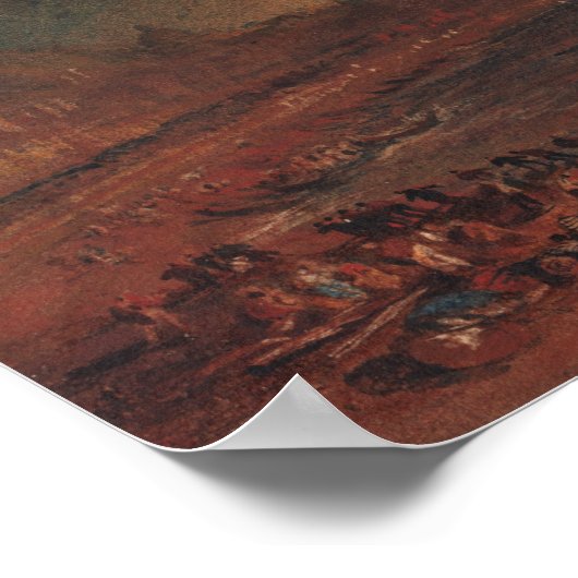 Turner - Vesuvius In Eruption Poster (Hoek)