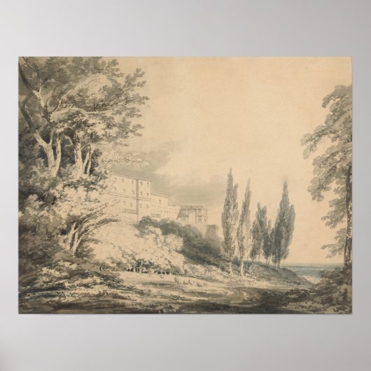 Turner - Villa D'Este Poster (Voorkant)