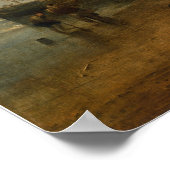 turner - vismarkt voor kuilen poster (Hoek)