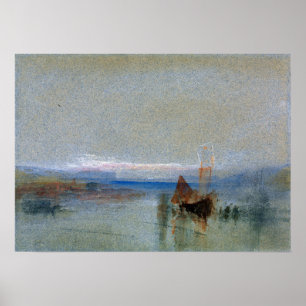 Turner - Vissersboten stilgelegd voor Le Havre Poster