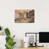 Turner - Vissershuisje Dover Poster (Thuiskantoor)