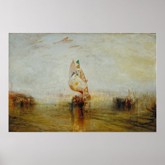 Turner - zon van Venetië naar Zee Poster (Voorkant)