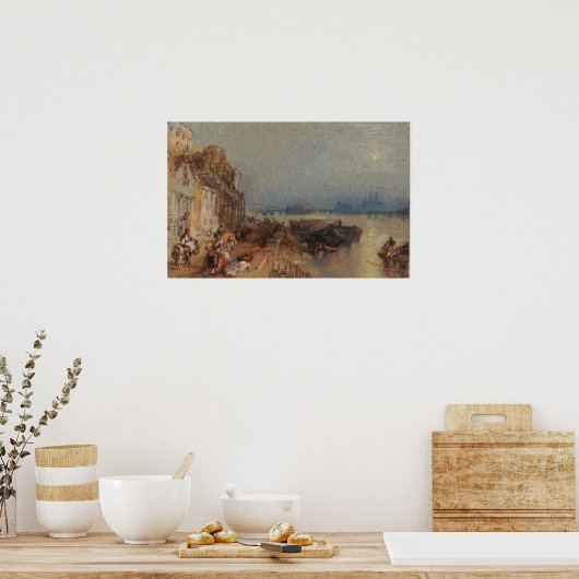 Turner - Zonsondergang Poster (Keuken)