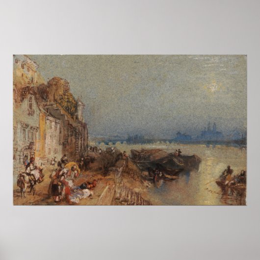 Turner - Zonsondergang Poster (Voorkant)