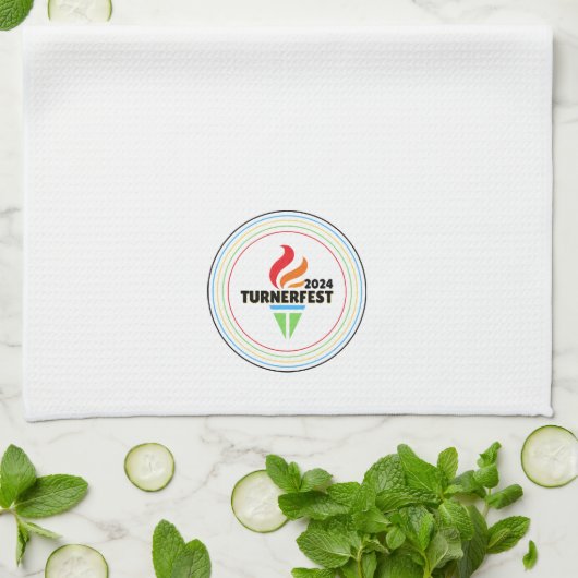 TurnerFest 2024 keukenhanddoek (Gevouwen)