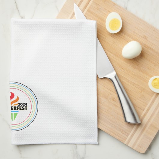TurnerFest 2024 keukenhanddoek (Quarter Fold)