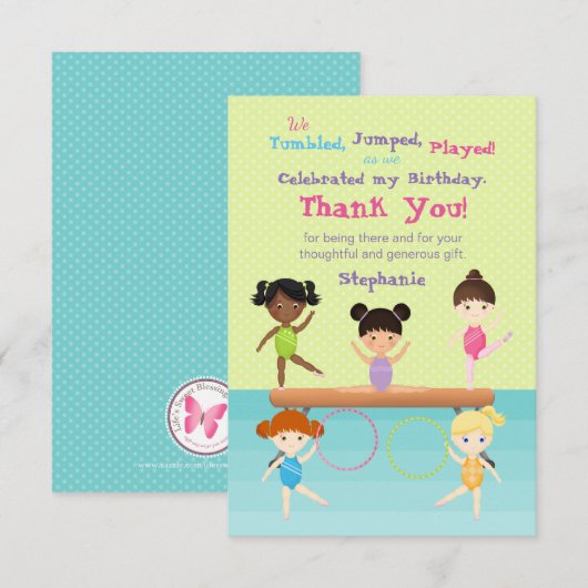 Turnfeest Kaart (Voorkant / Achterkant)