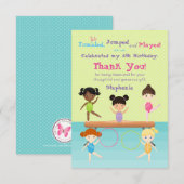 Turnfeest Kaart (Voorkant / Achterkant)