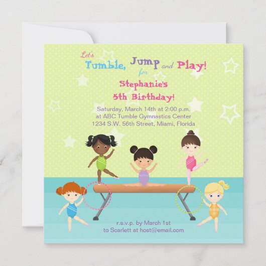 Turnfeest Kaart (Voorkant)