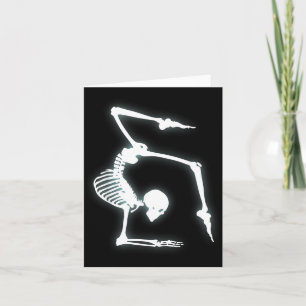 Turnhemd Funny Skeleton Kostuum Voor Kaart
