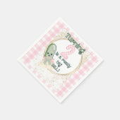 Turning 2 is echt een grote Dill! Verjaardag serve Servet (Hoek)