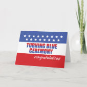 Turning Blue Ceremony, Gefeliciteerd met Sterren Kaart (Voorkant)