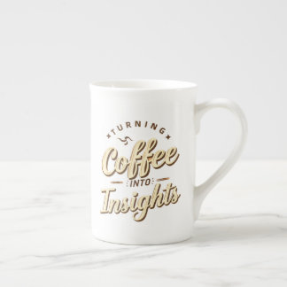 Turning Coffee Into Insights Data Humor Porselein Kop