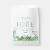 Turning Fore Blue Golf 4e verjaardag Bedankzakje (Voorkant)