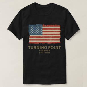 Turning Point Forever Retro Flag ArtWork T-shirt