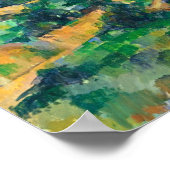 Turning Road in Montgeroult Paul Cezanne Poster (Hoek)