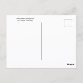 Turning Road Montgeroult Paul Cézanne Briefkaart (Achterkant)