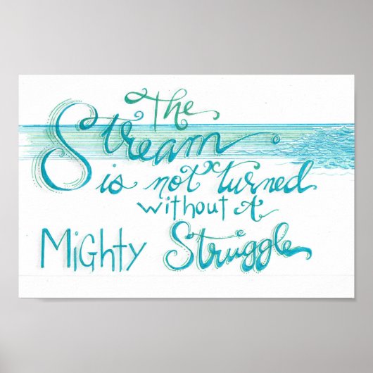 Turning the Stream Poster (Voorkant)