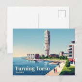 Turning Torso Zweden Briefkaart (Voorkant / Achterkant)