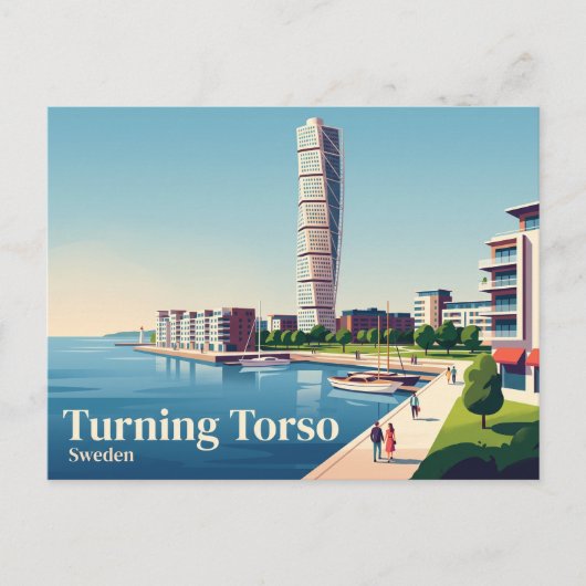 Turning Torso Zweden Briefkaart (Voorkant)