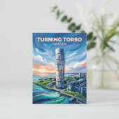 Turning Torso Zweden Briefkaart (Staand voorkant)