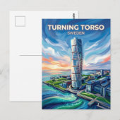 Turning Torso Zweden Briefkaart (Voorkant / Achterkant)