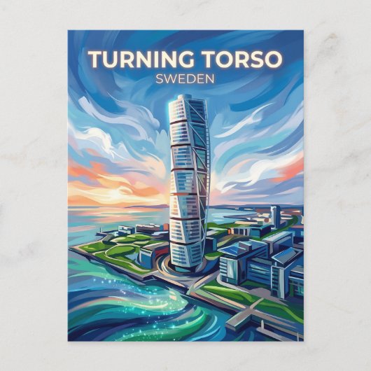 Turning Torso Zweden Briefkaart (Voorkant)