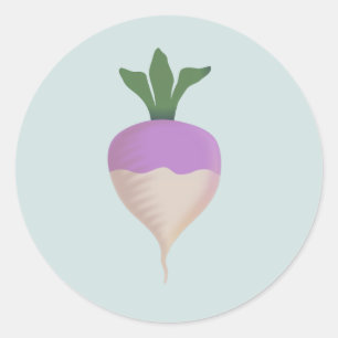 Turnip Ronde Sticker
