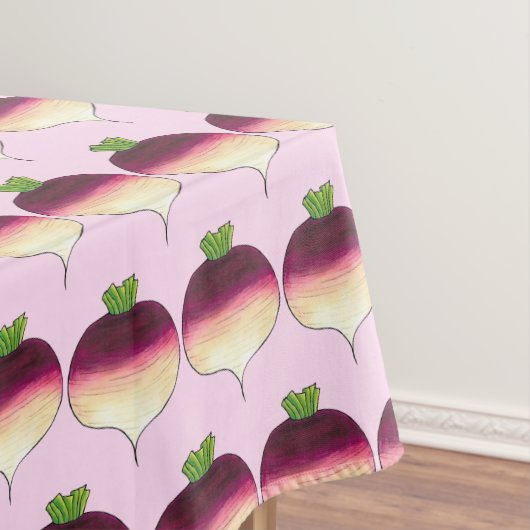 Turnip Swede Veg Vegetable Community Garden Veggie Tafelkleed (Voorbeeld)