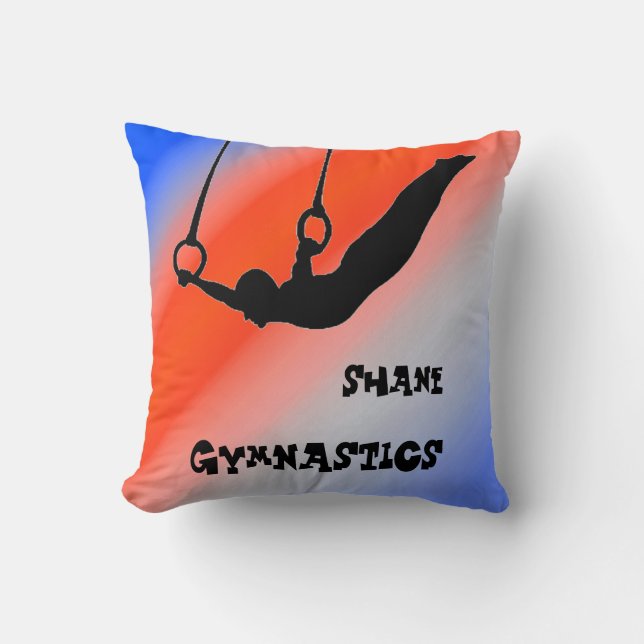 Turnjongens Ringen Patriottisch Rood Wit Blauw   Kussen (Voorkant)