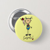 Turnkampioene Ronde Button 5,7 Cm (Voorkant /achterkant)