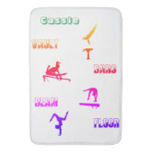 Turnmat voor gymnastiek badmat (Voorkant Verticaal)